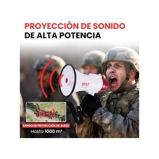 Pyle PMP30 megáfono portátil 30V sonido claro