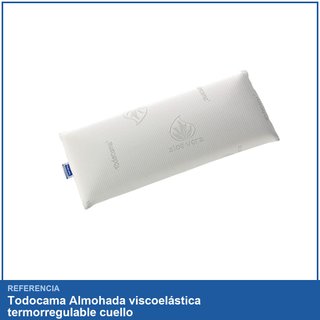 Almohada viscoelástica termorregulable cuello