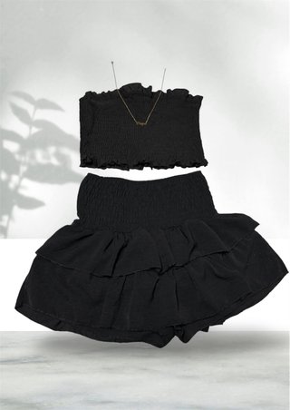 Conjunto Veraniego Negro Mujer