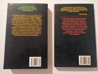 Lote Libros Horror 4 y Sangre de Clive Barker