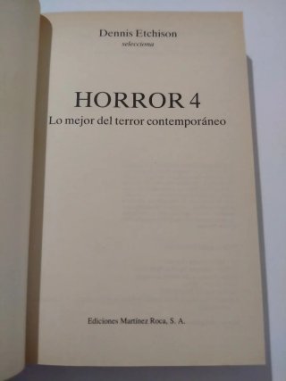 Lote Libros Horror 4 y Sangre de Clive Barker