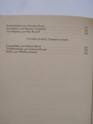 Lote Libros Horror 4 y Sangre de Clive Barker