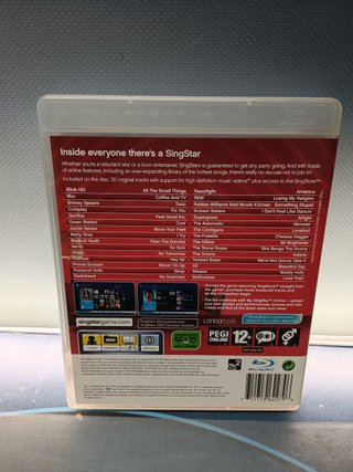 videojuego, SingStar + SingStore PS3 2007, london version