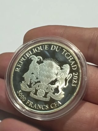 Onza de Plata República de Chad