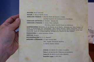 Facsímil. Danza General de la Muerte. Códice del Escorial. Ediciones Boreal.