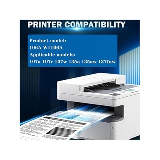 HP 106A Cartucho tóner negro alto rendimiento