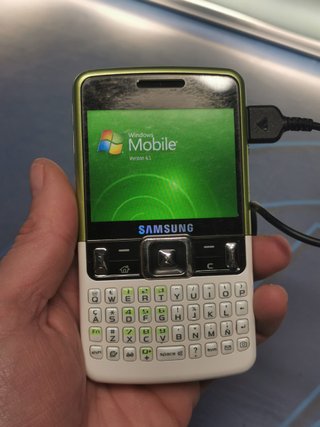 movil samsung C6620 movistar, en caja