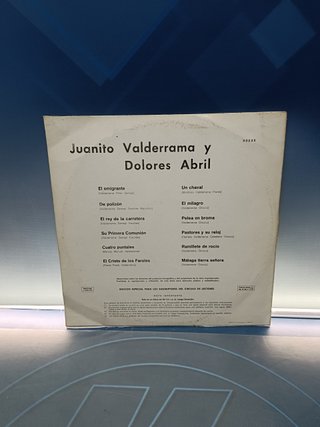 disco LP vinilo, Juanito Valderrama Y Dolores Abril – Juanito Valderrama Y Dolores Abril , Orlador – 1970, Spain
