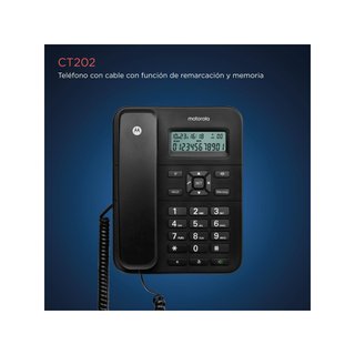 Motorola 2025 teléfono fijo manos libres contactos