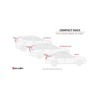 Estante bicicleta compacto para vehículo