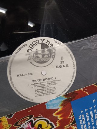 doble LP, Various – Skate Board 2 , Blanco Y Negro , 2xLP, Comp 1991, Spain