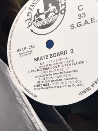 doble LP, Various – Skate Board 2 , Blanco Y Negro , 2xLP, Comp 1991, Spain