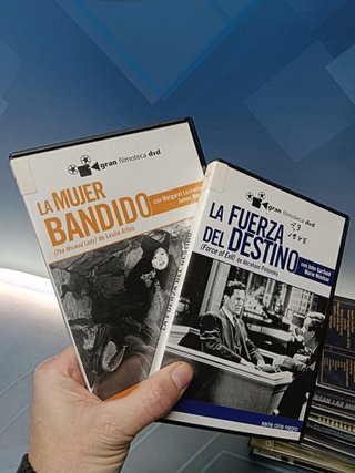 14 dvds , clásicos, Luna nueva, La fuerza del destino, Juan Nadie, La mujer bandido y mas