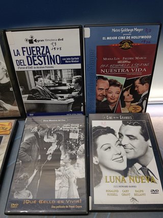 14 dvds , clásicos, Luna nueva, La fuerza del destino, Juan Nadie, La mujer bandido y mas