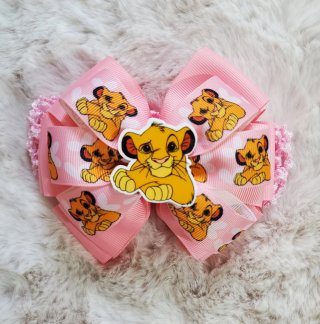 Diadema Bebé Simba Rosa