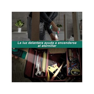 HYCHIKA destornillador eléctrico 6Nm portátil LED