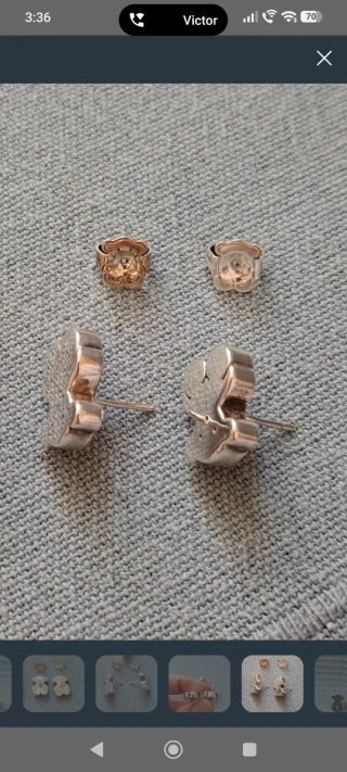 Pendientes Tous Sweet Dolls Plata