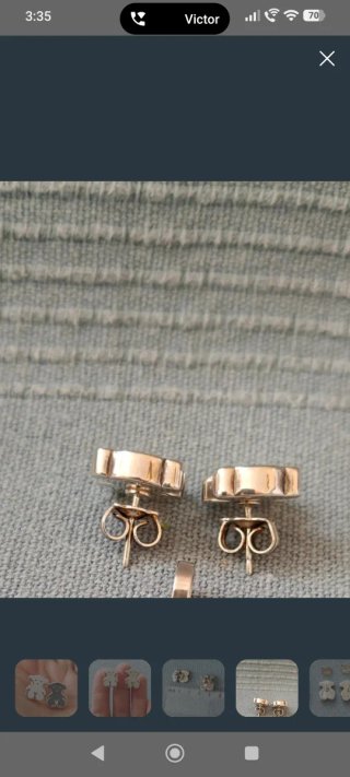 Pendientes Tous Sweet Dolls Plata