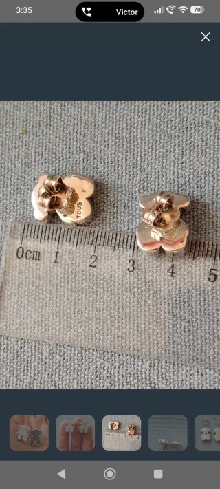 Pendientes Tous Sweet Dolls Plata