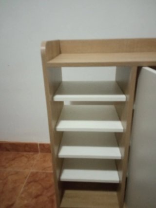 Zapatero Mueble Blanco y Madera