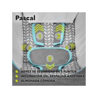 LIONELO Pascal mecedora bebé vibraciones melodías