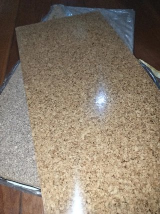 8 Losetas de corcho barnizado brillante
