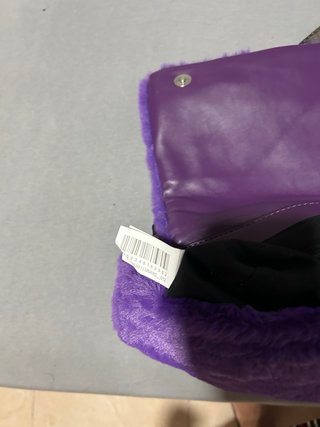 Bolso Morado Peludo