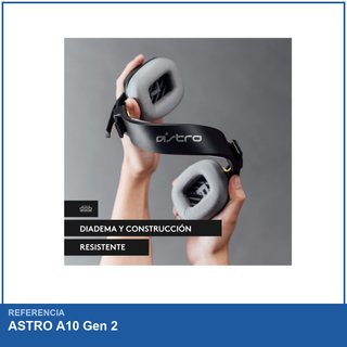 ASTRO A10 Gen 2 auriculares gaming PS5