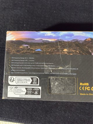 Radio Emergenza Outdoor Solare / Dinamo AM/FM Nuov