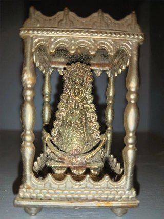 Miniatura Vintage Virgen del Pilar