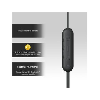 Sony WI-C100 auriculares inalámbricos batería