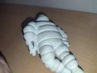 Muñeco Michelin Bibendum Blanco goma dura