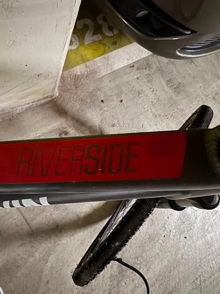 Bicicleta BTWIN RIVERSIDE 500 Gris/Rojo