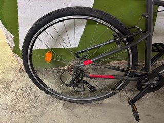 Bicicleta BTWIN RIVERSIDE 500 Gris/Rojo