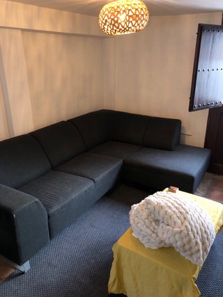 Sofá Chaiselongue Azul Marino