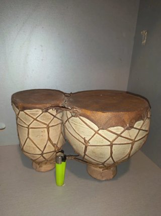 Lote 2 Tamburi Tbilat Ceramica Marocchina