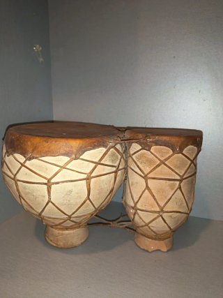 Lote 2 Tamburi Tbilat Ceramica Marocchina
