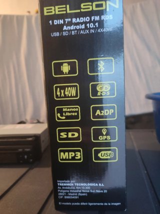 Radio Coche 2 DIN Pantalla Táctil 7