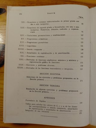 Ejercicios y Problemas de Álgebra. 16a Edición