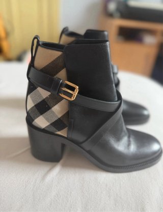 Botines Burberry Mujer Negro Talla 37