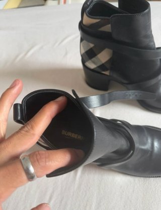 Botines Burberry Mujer Negro Talla 37