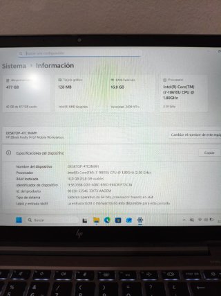 Portátil HP Zbook Firefly 14 G7 10TH