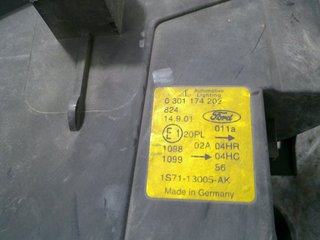 FARO DERECHO FORD MONDEO BERLINA (GE) 1S7113005AK 1390069