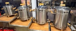 Nuovo barbecue a botte artigianale