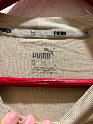 Camiseta Puma Verde Oliva con Bolsillo