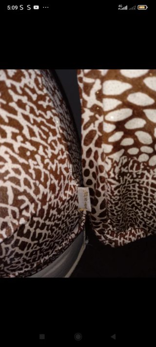 Top manica lunga stampa animalier