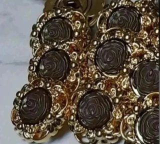 Lote 12 botones Flor - 9 modelos