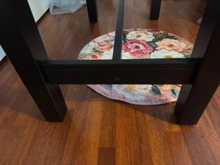 Tavolo alto in legno nero stornas ikea