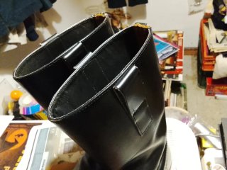 Botas caña alta .moto militar talla 41 1)2