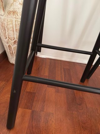 Set 2 sgabelli legno neri norraryd ikea